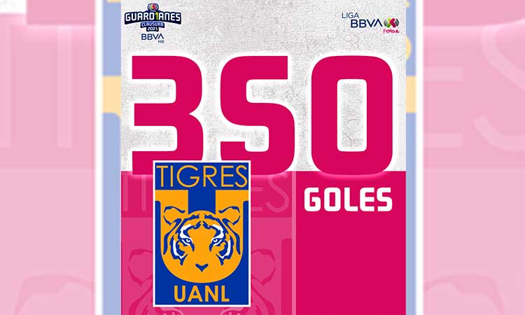 Liga MX Femenil: Tigres llega a 350 goles oficiales 