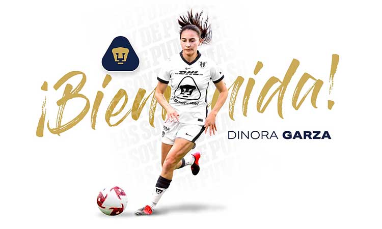 Dinora Garza, nuevo fichaje de Pumas femenil para el Clausura 2021