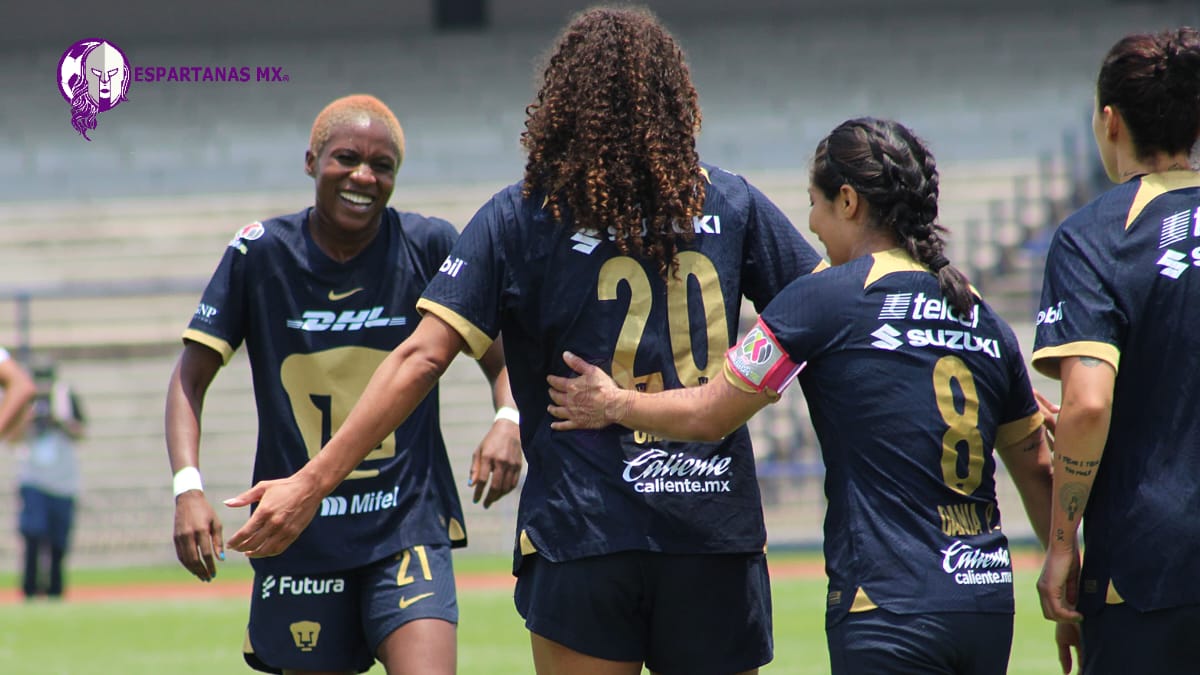 Pumas femenil gana con autoridad ante Querétaro y quedaría como 6to de la tabla general