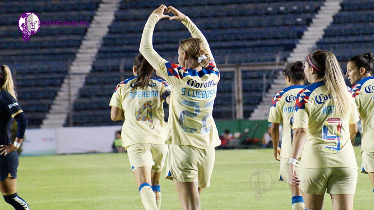 América Femenil derrotó 3-0 a Pumas con doblete de Sarah Luebbert