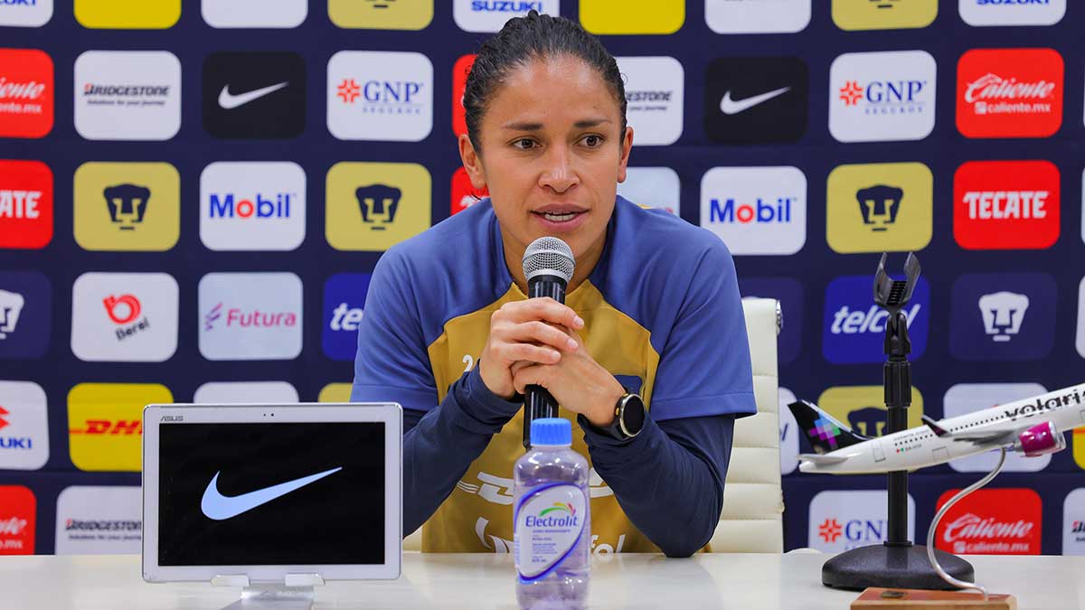 Dirce Delgado, defensa de Pumas femenil, lo acepta, Rayadas "es nuestro talón de Aquiles"