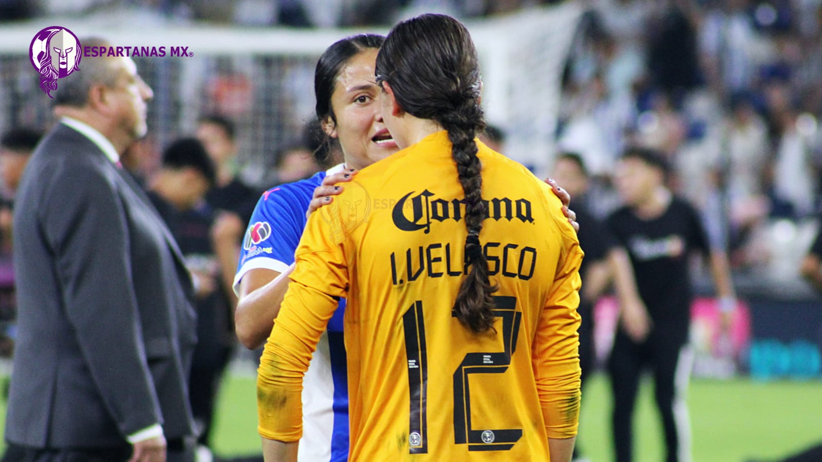 Itzel Velasco america femenil triste con rebe bernal