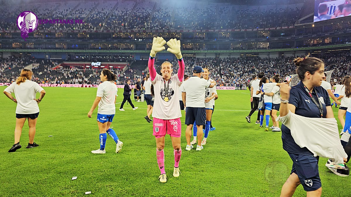 Pamela Tajonar, pieza clave de Rayadas, gana su primer título en la Liga MX Femenil