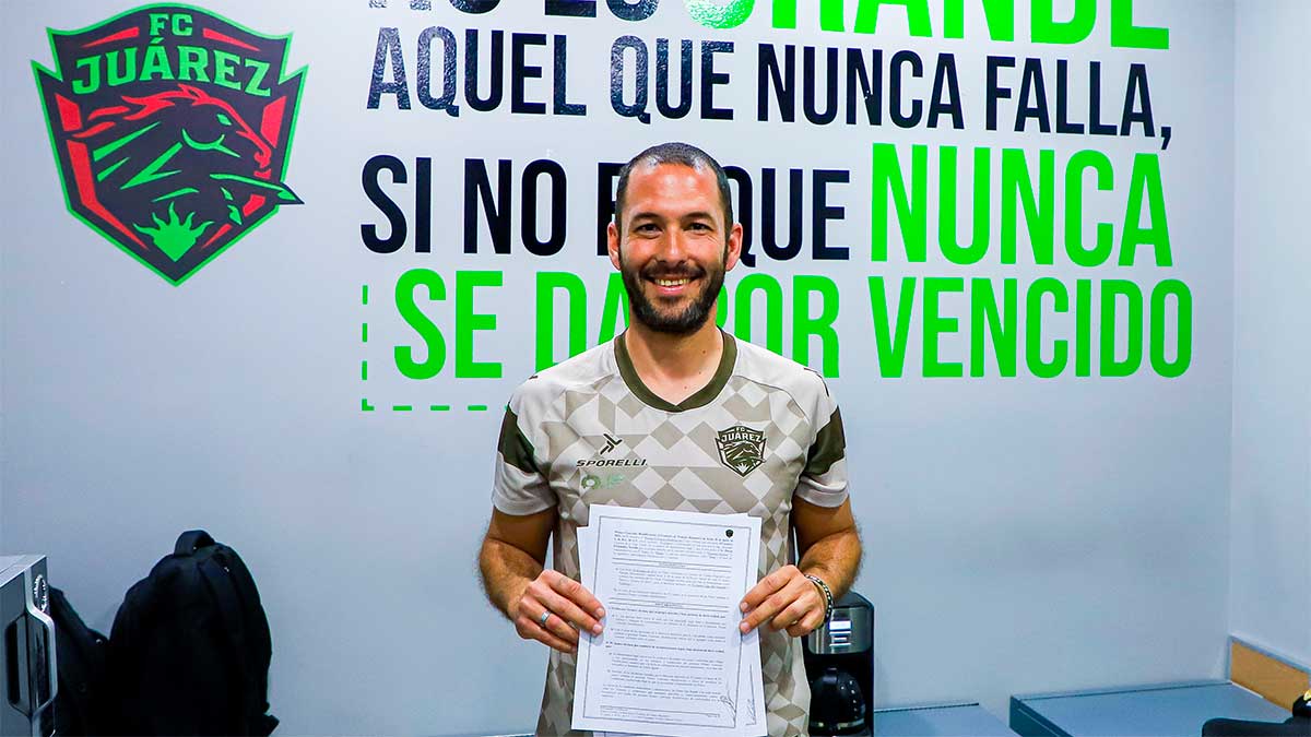 Óscar Fernández renueva su contrato con FC Juárez hasta 2025; esto se sabe