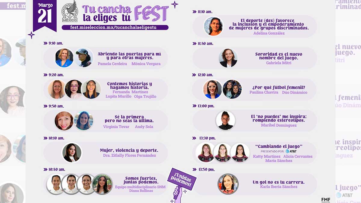 Espartanas MX, presente en el magno evento femenil Tu cancha la eliges tú Fest