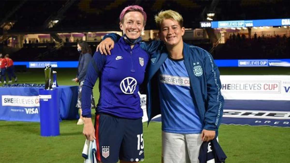 Megan Rapinoe y su increíble gesto con una futbolista argentina 