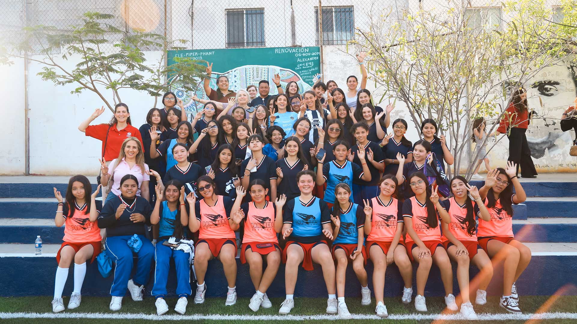 Rayadas lleva “Goles con Causa” a Santa Catarina: futbol que transforma vidas fuera de la cancha