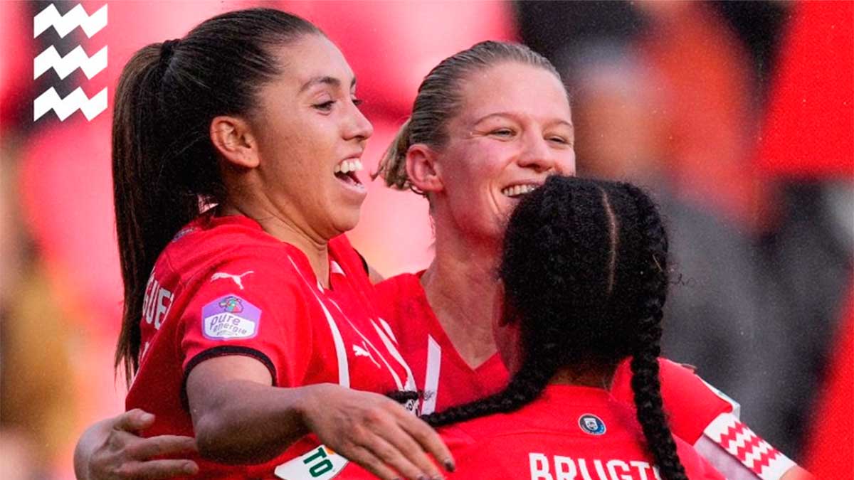 Mexicana Anika Rodríguez marca gol y le da el triunfo al PSV 1-0 sobre el VV Alkmaar 
