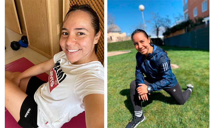 Charlyn Corral y Kenti Robles entrenarán en casa por el coronavirus