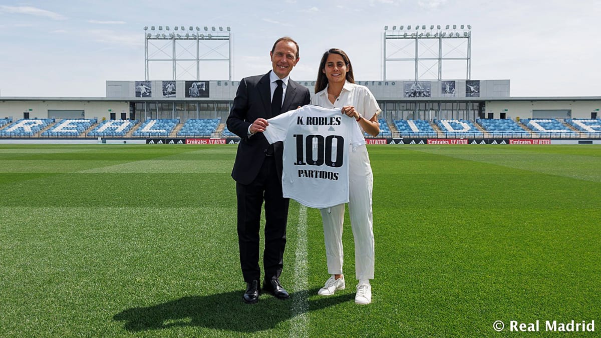 ¡Histórico! Mexicana Kenti Robles llega a 100 partidos con el Real Madrid