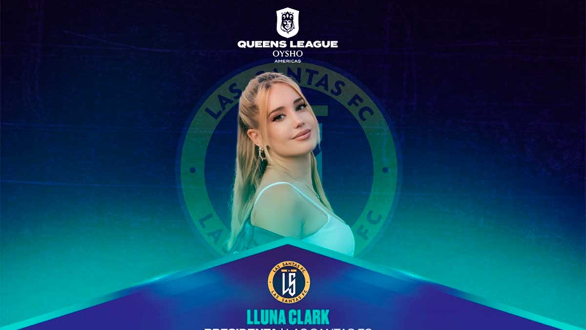 Lluna Clark es nombrada presidenta de Las Santas en la Queens League Oysho Américas