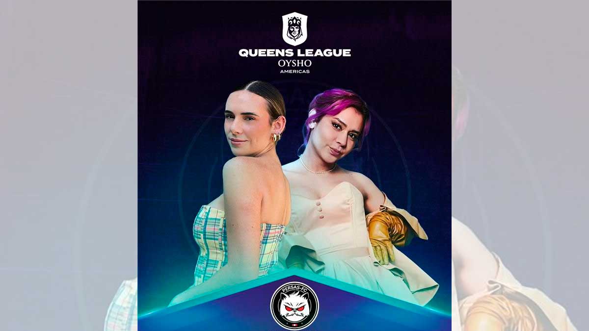 Crystal Molly y Pamela Verdirame, al frente de Persas Femenil en la Queens League Oysho Américas