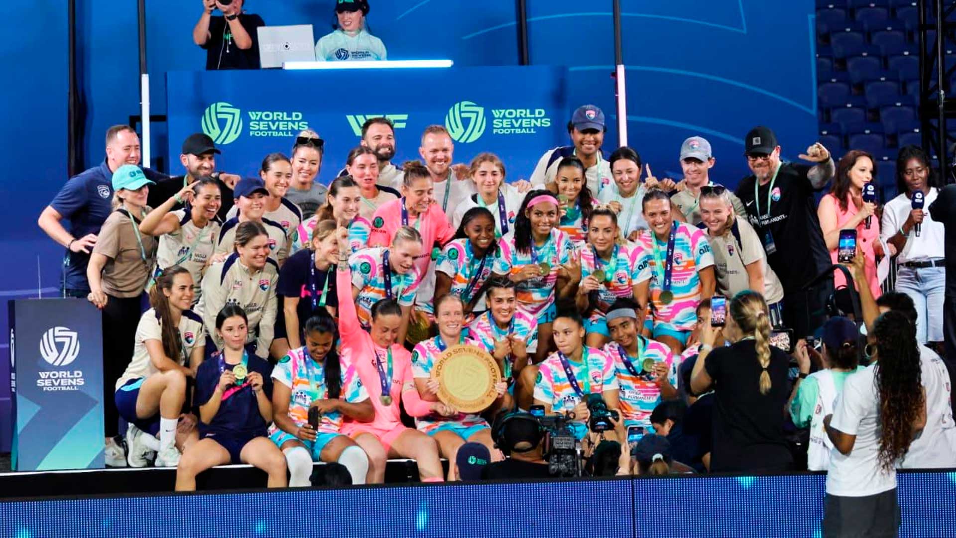San Diego Wave derrota 3–0 a Tigres femenil y se corona campeón del World Sevens Football 2025